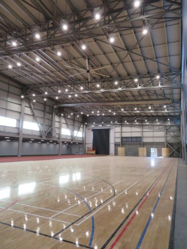 Sports Hall Lighting & Ventilation