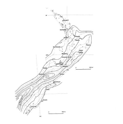 Seismic Map of NZ